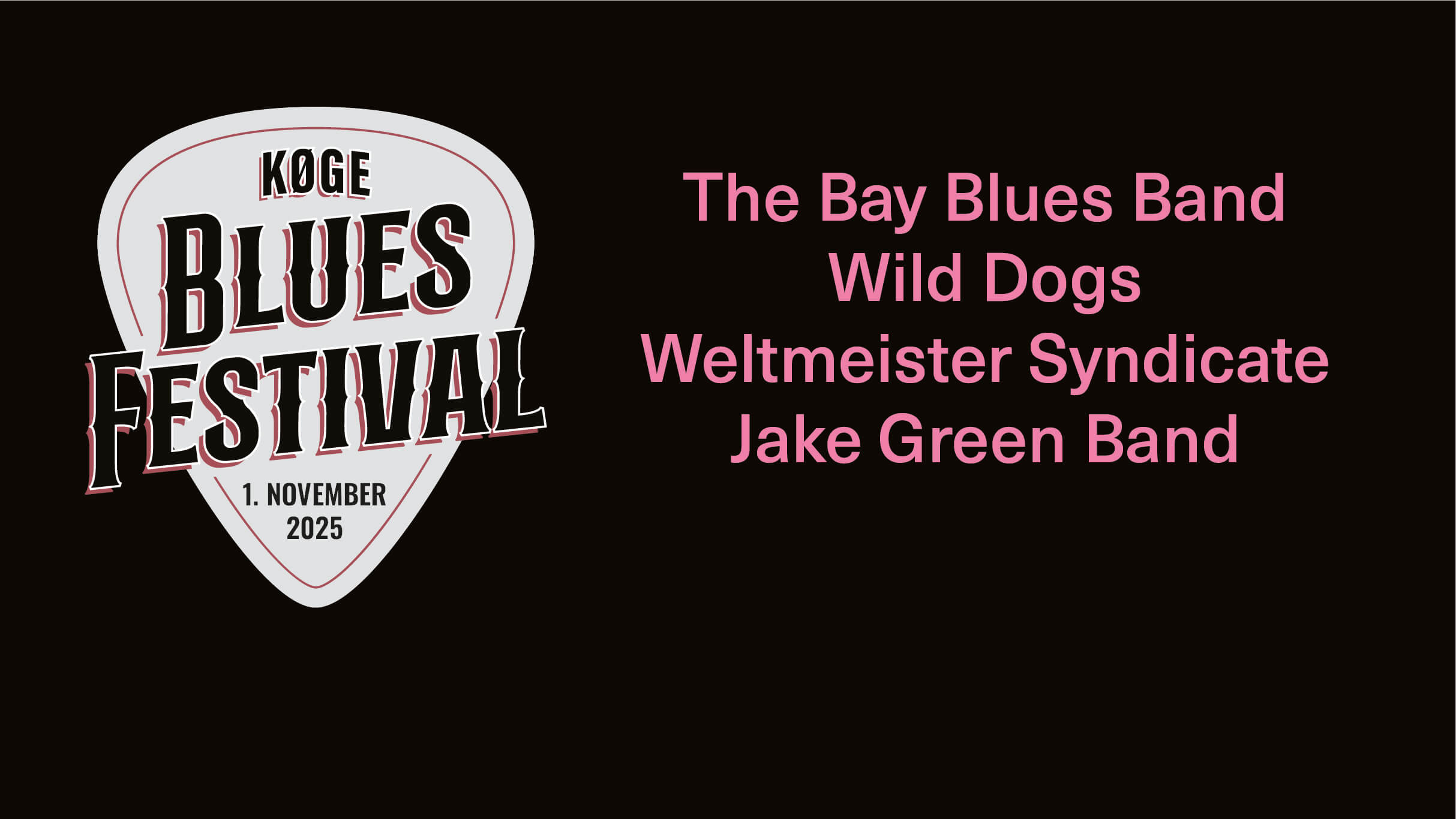 Køge Blues Festival efterår 2025 TEA